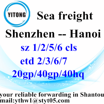 Shenzhen Sea Freight Shipping Services nach Hanoi