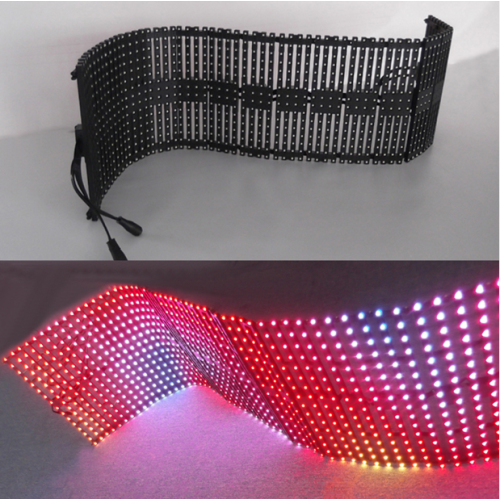Flexible Curtain LED display stage usage