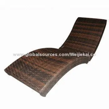 foldable Outdoor Rattan Chasing Lounge with TUV Test