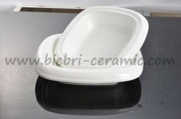 28 oz high quality square shaped plain white porcelain bowls