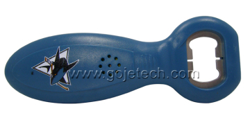 Talking bottle opener