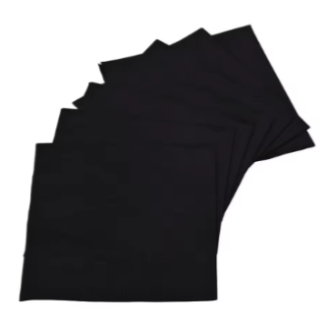 Custom 1-3 Color Black Paper Napkin