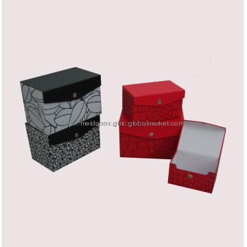 cardboard storage box with lid  ﻿