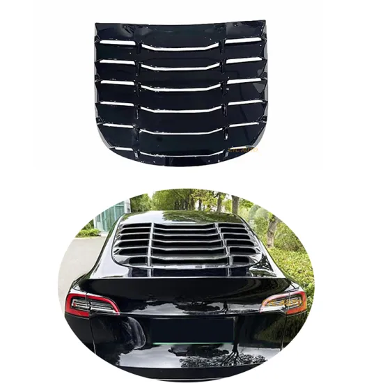 Gloss Black Matte Black Window Air Louvers for Tesla Model Y - Carbon Look Roof Rear Parts
