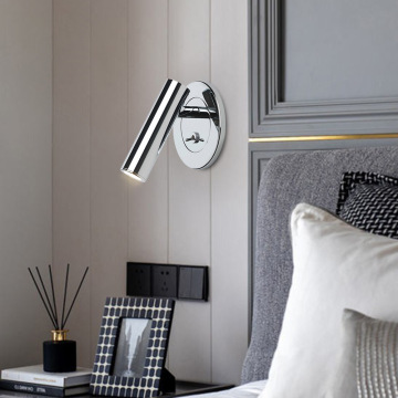 Lampada di lettura della parete dell'hotel moderna | Luce murale del letto a LED per soggiorno e camera da letto