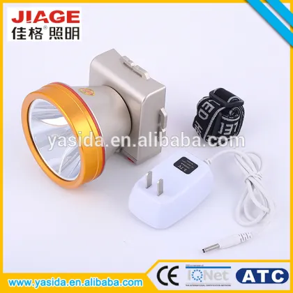 Aluminium alloy LED rechagable husky headlamp for fishing