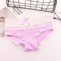 4pcs/Lot Girls Panties Lace Girl Underwear Children Cotton Lingerie Underpant Teens 8-16 Years