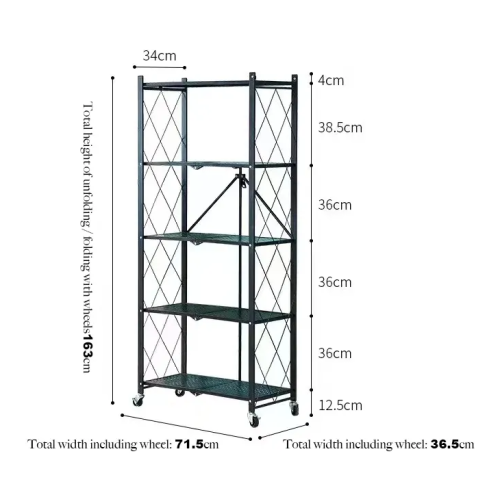 Folding Kitchen Display Rack