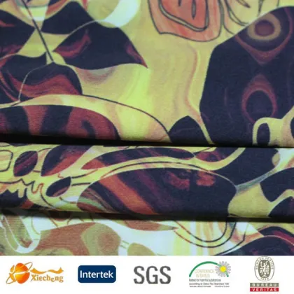 Cupro Fabric Textile Printing Silk Printed Fabric