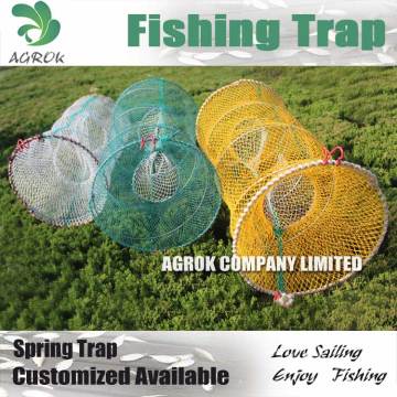 Cheap Spring Fishing Trap Fish cage trap, fish trap net, fish trap