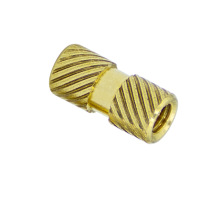 Brass Insert Knurled Hot-Melt Hot-Pressed Injection Nut