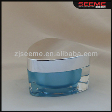 New triangle jar for cosmetic packaging; 15G,30G,50G triangle jar