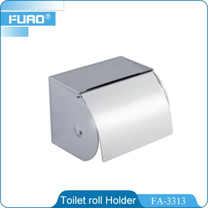 FUAO Wall mounted Stainless steel toilet paper tissue box