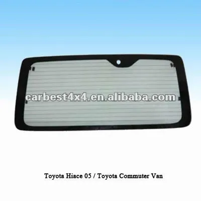 CAR BACK WINDOW FOR TOYOTA HIACE 2005 / TOYOTA COMMUTER VAN
