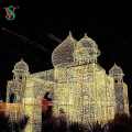 Outdoor Customized Christmas Castle Motif Light Display