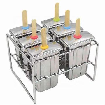 Custom Stainless Steel Ice Lolly Mould DIY Ice Cream Popsicle Mold
