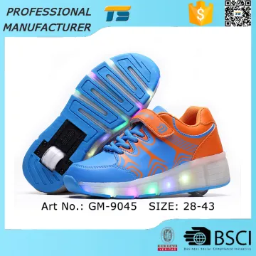 1 Wheel Kids Roller Battery Operated Led Shoes Light