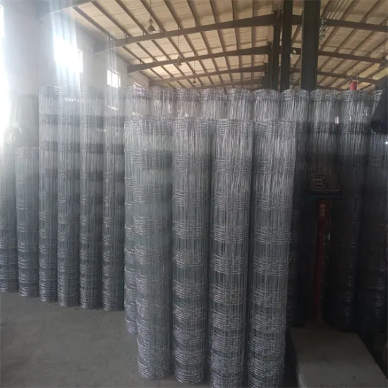Wholesale Cattle Deer Goat Farm Fence Hot Dipped Galvanized Hinge Joint Knot Field Fence