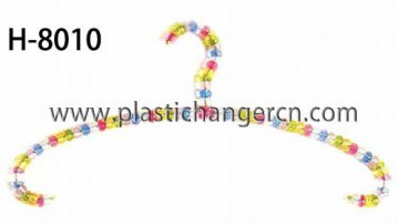 pearl clothes hanger, color pearl clothes hanger, pearl hanger for clothes