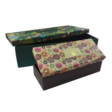 Luxury Custom Green Two Pieces Gift Box