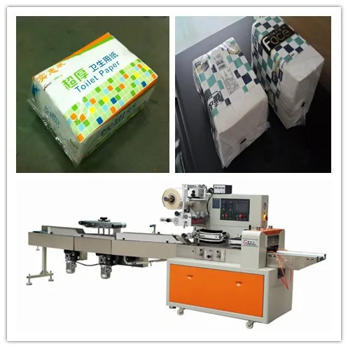 Full automatic toilet paper servo wrapping machine