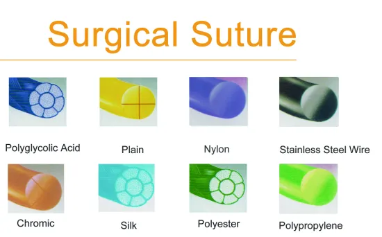 Medical Non-Absorbable Polyester Braided Surgical