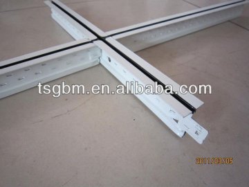 T-GRID/T-BAR PVC Laminated Gypsum Ceiling Tiles 595mm*595*7mm Suspended Ceiling ,T-Grid for gypsum ceiling tiles