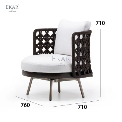 Outdoor Comfortable Leisure Chair for Balcony and Outdoor Furniture