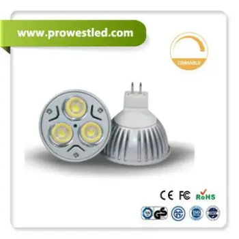 3W  Gu5.3 MR16 LED spotlight with CE&RoHS&FCC