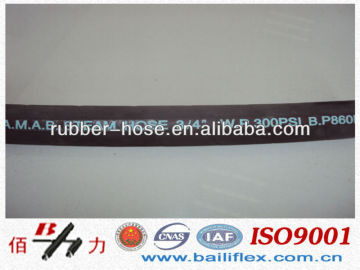 steel Wire Braided EPDM Steam Hose with red color