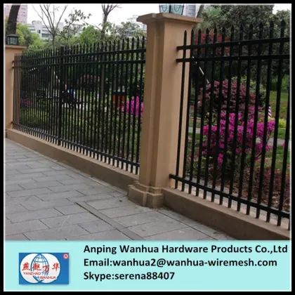 Best Offer Black Steel Security Perimeter Fence