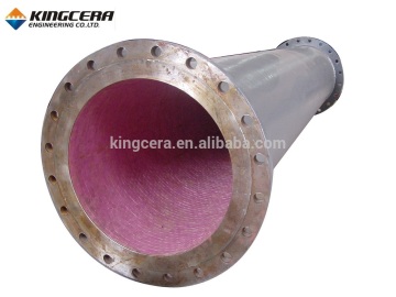 Customized ceramic lining for wear-resistant steel pipe