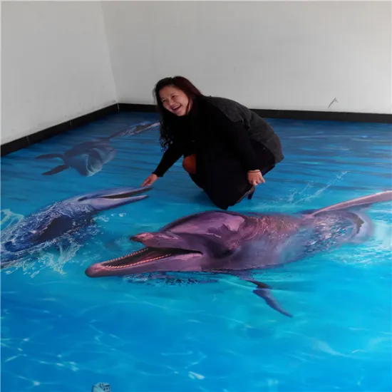 Lifelike 3D floor graphics
