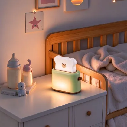 Adorable Bear Snack Lamp