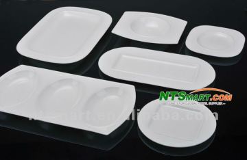 Ceramic tableware plates with various style, sizes and thickness of 1.8mm
