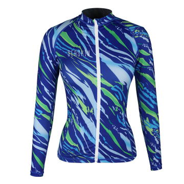 Giacca da donna con zip frontale Rash Guard