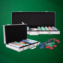 casino chip poker set 300pcs blank gambling game