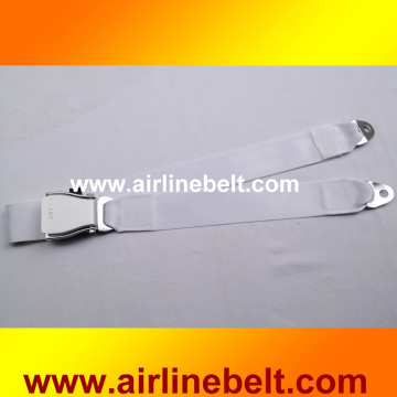 White Color Airplane Aircraft Buckle Seat Belt