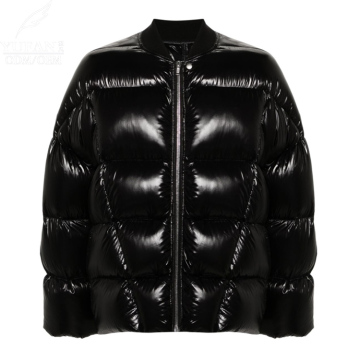 Yufan Custom OEM Warm Light Down Jacket Waterproof Windproof Black Down Jacket