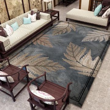 Customized Modern Butterfly Design Plush Crystal Velvet Floor Carpets & Rugs - 3D Printed Kitchen, Office, Hallway & Living Room Decor
