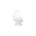 الأبيض الألياف الزجاجية قذيفة الكرة كرسي النسيج