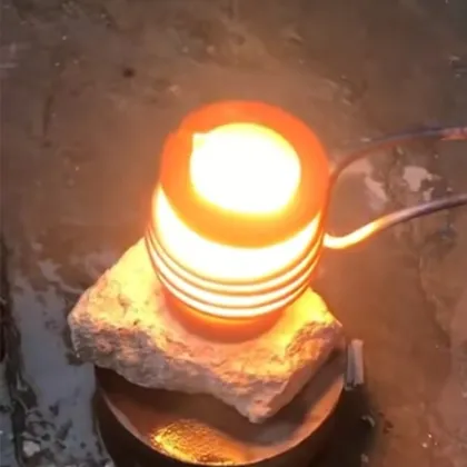 Induction heater for professional metal heating