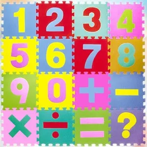 Single-sided kids play mat