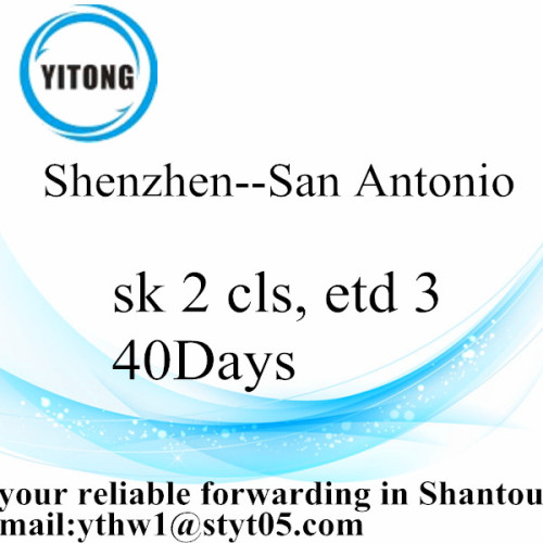 Transporte marítimo internacional do frete de Shenzhen a San Antonio