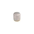 Pouf otomano redondo moderno con asiento suave y acolchado