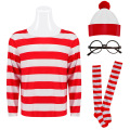 Stripe Christmas Suit Set for Man