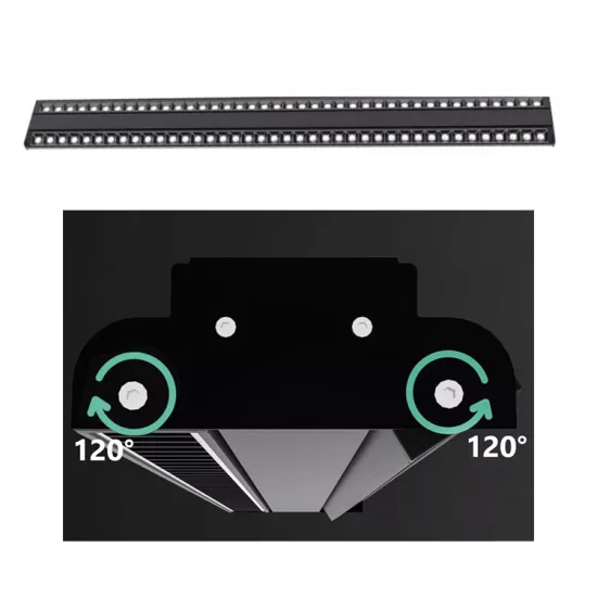 Adjustable Angle Linear LED Lighting - Twin Tubes Supermarket Grille Lamp (3/4/6 Wires)