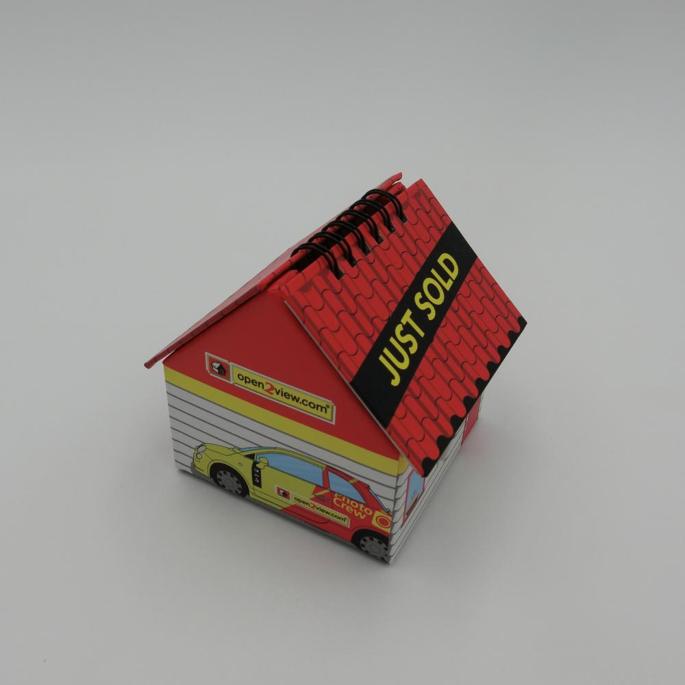 house shape calendar sticky note storage for office