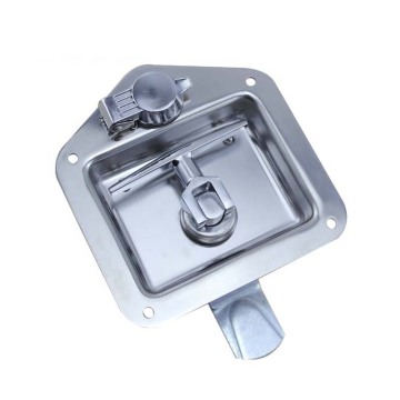 Flush Mount Recessed T-Handle Drawer Locks: 304 Polished Stainless Steel with Key-Locking and Waterproof Cap