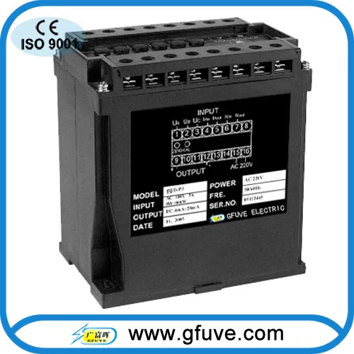 Active Power Transducer, Reactive Power Transducer, New 3p3w Active Reactive Power Transducer